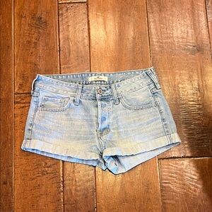 Hollister Women's Light Blue Jean Shorts